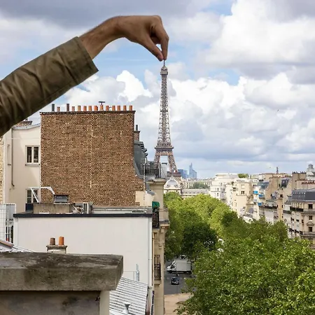 Luxury - Eiffel Tower View - 3bd-8p - Grenelle Apartman Párizs